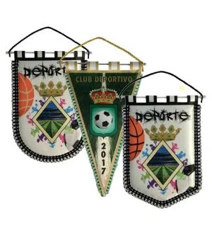 Banderin deportivo personalizado 3 formatos a elegir