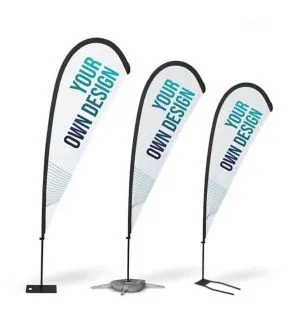 Bandera Fly Banner gota personalizada