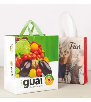 bolsa de la compra No tejido personalizable a todo color a medida