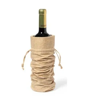 Funda para vestir una botella de vino de regalo