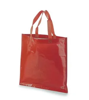 bolsa de rafia 40x40 sin fuelle lateral roja