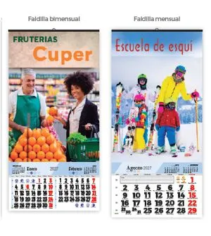 calendario de pared lamina 31x48 cm personalizada
