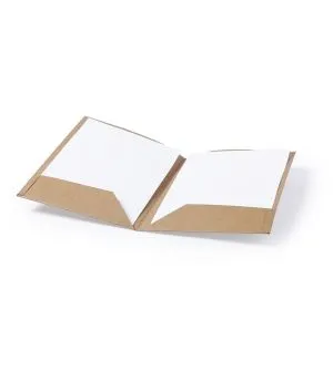 Carpeta A-4 Cartón reciclado con solapas