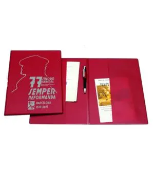 Carpeta vinilo  folio 2 bolsillos verticales