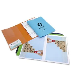 Funda receta opaca 2 bolsillos para clínicas y farmacias 330x225 mm