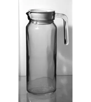Jarra cilindrica de cristal para agua o sangría