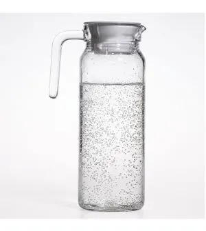 Jarra de cristal 1 Litro personalizable con tu logo