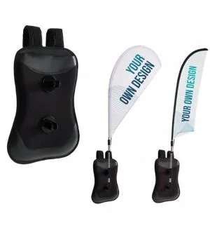 Mochila para transportar bandera fly banner en eventos