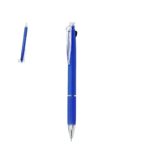 Portaminas PVC translucido. Tamaño: 14 cm azul
