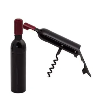 sacacorchos magnético con forma de botella