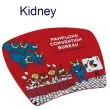 Alfombrilla de ratón personalizada forma kidney