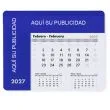 Alfombrilla para ratón de ordenador con calendario de 2027 incorporado personalizable con su publicidad