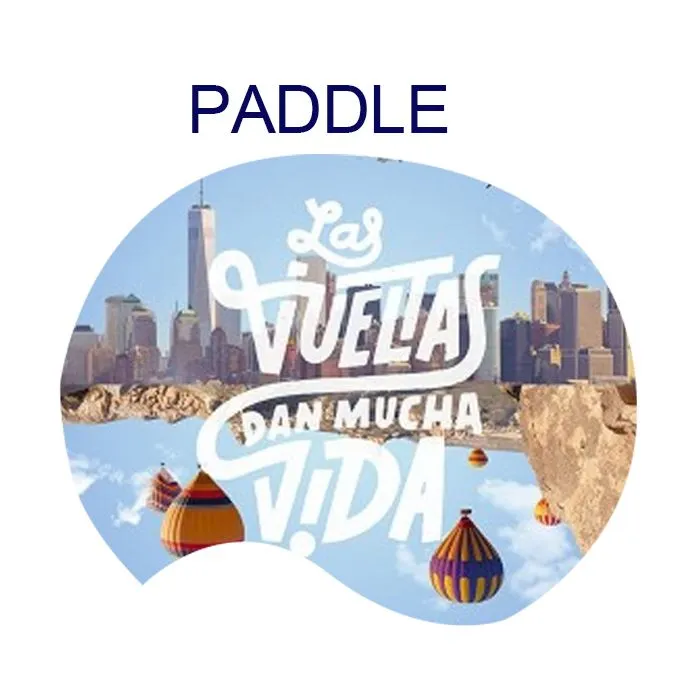 Alfombrilla de ratón personalizada forma paddle