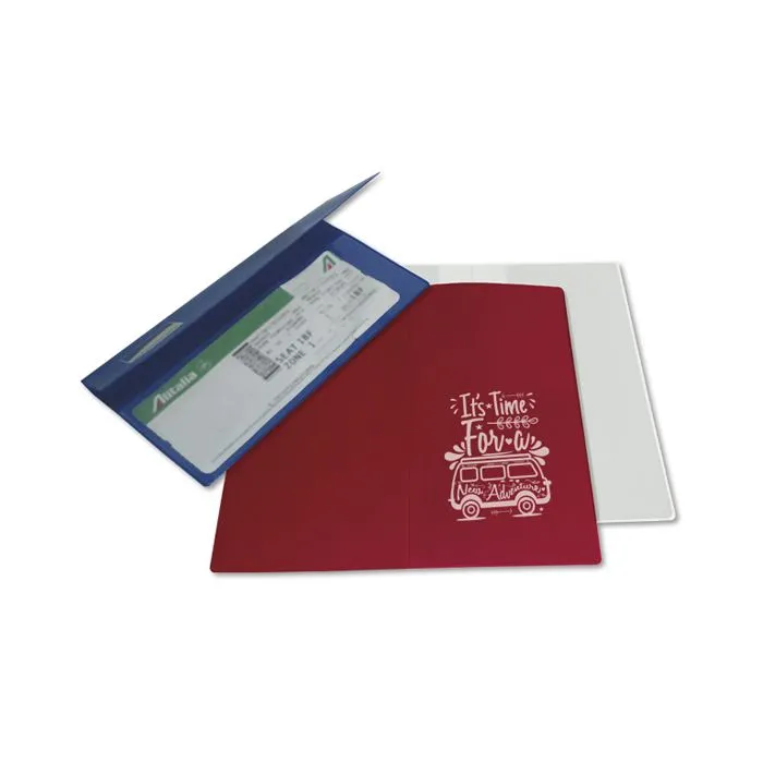 Funda para billetes de tren o avión personalizada con tu logo