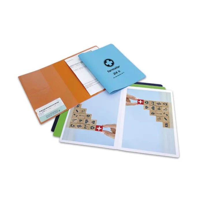 Funda receta opaca 2 bolsillos para clínicas y farmacias 330x225 mm