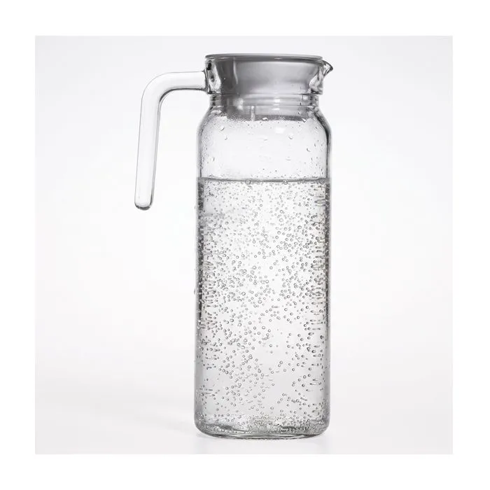 Jarra de cristal 1 Litro personalizable con tu logo