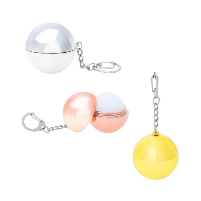 Llavero bálsamo labial personalizable 3 colores a elegir