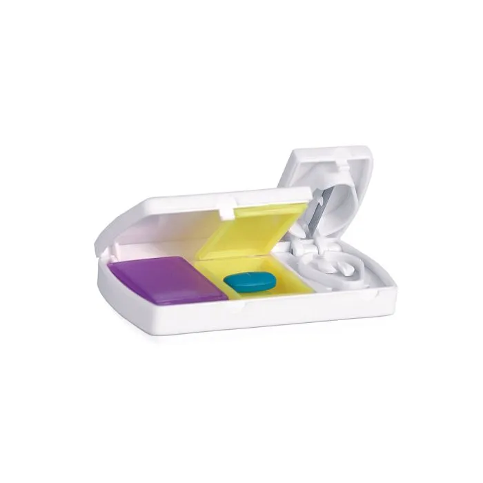 Pastillero con Cortapastillas