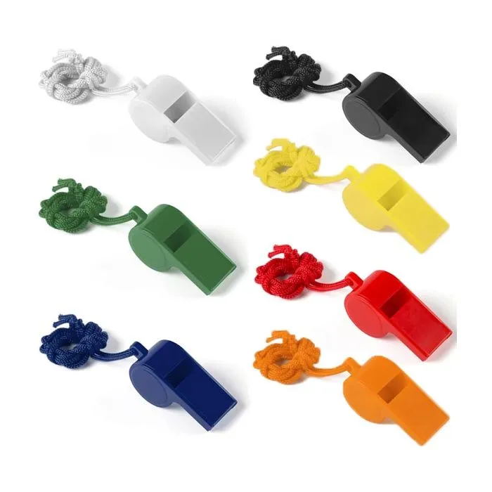 silbato con colgador personalizable con tu logo gama de colores 