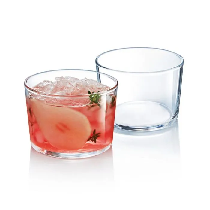 vaso de cristal 23 CL chiquito personalizable al horno