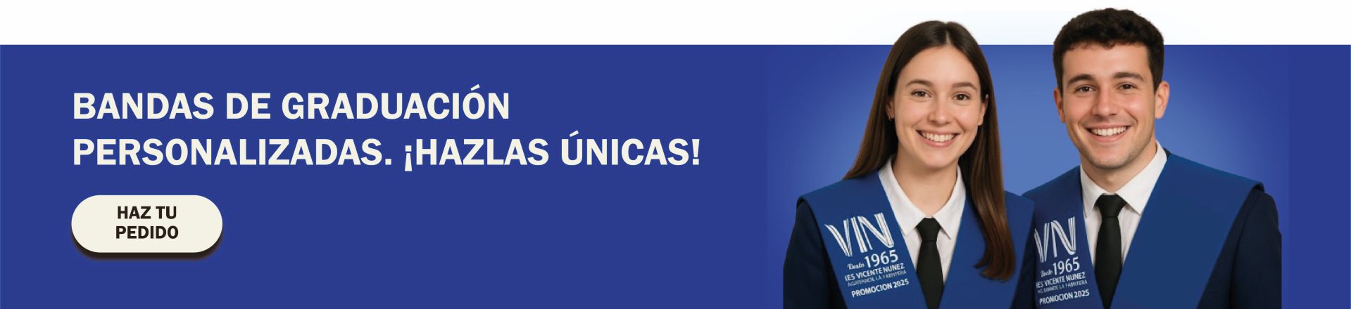 Bandas de graduación para la ceremonia de graduación en colegios y universidades